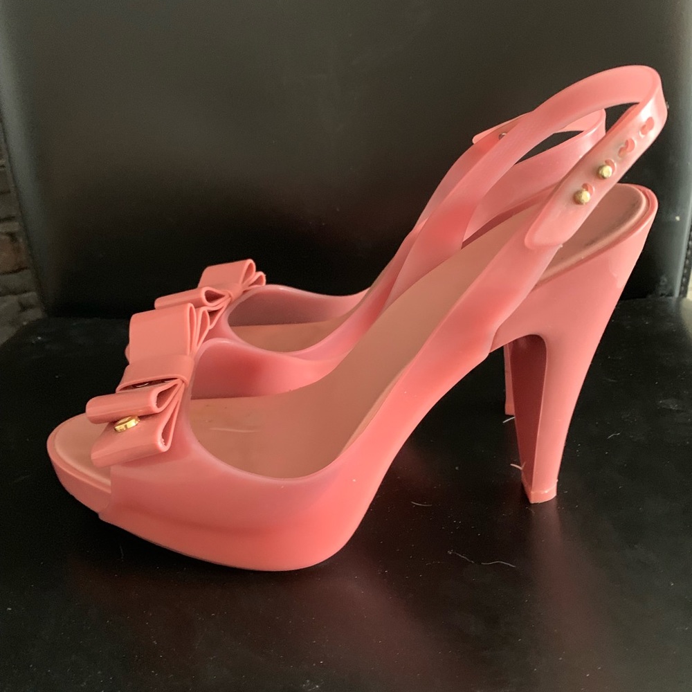 Melissa peep toe heel sandals